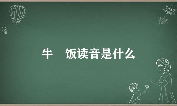 牛丼饭读音是什么