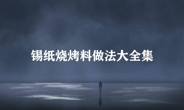 锡纸烧烤料做法大全集