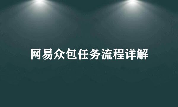 网易众包任务流程详解