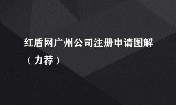红盾网广州公司注册申请图解（力荐）