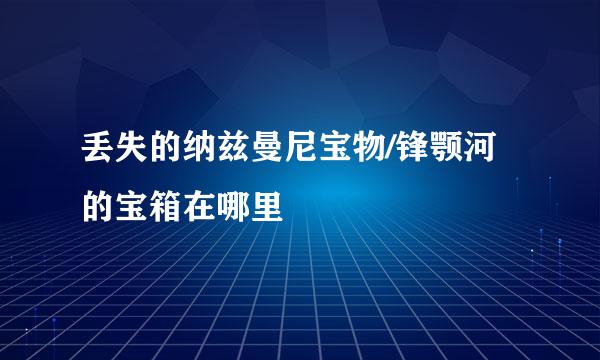丢失的纳兹曼尼宝物/锋颚河的宝箱在哪里