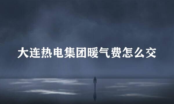 大连热电集团暖气费怎么交