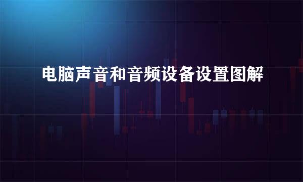 电脑声音和音频设备设置图解