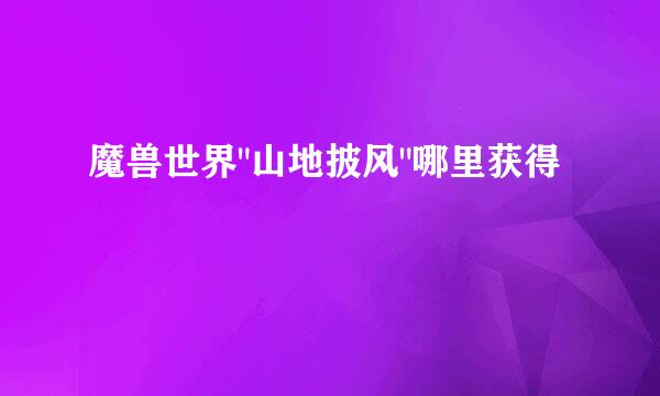 魔兽世界