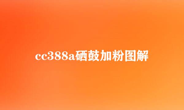 cc388a硒鼓加粉图解
