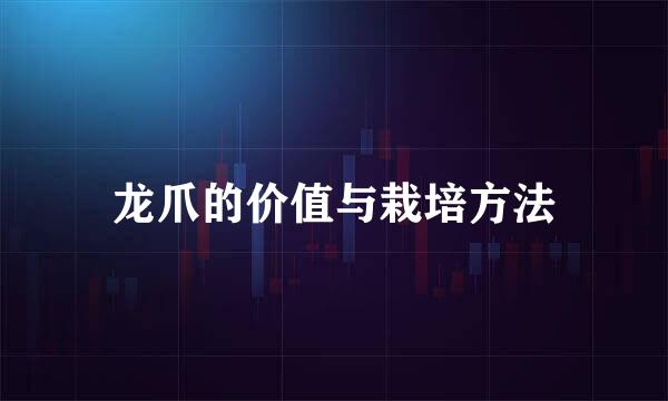 龙爪的价值与栽培方法