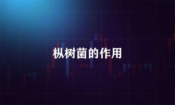 枞树菌的作用