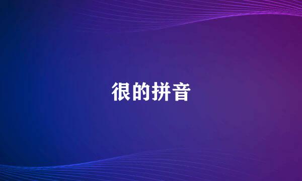 很的拼音
