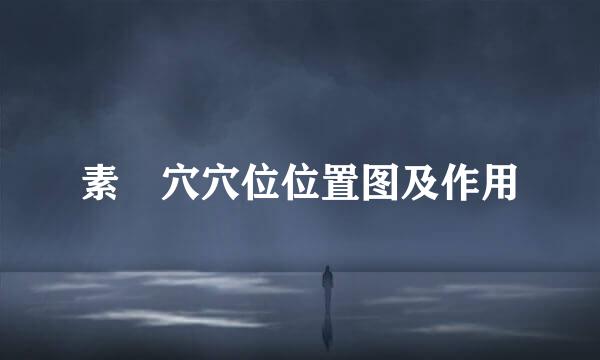 素髎穴穴位位置图及作用