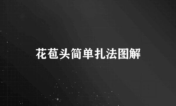 花苞头简单扎法图解