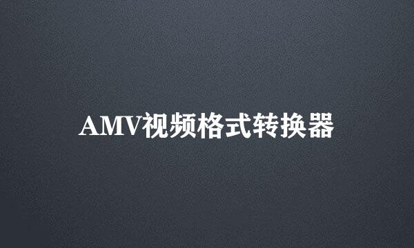 AMV视频格式转换器