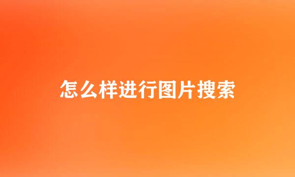 怎么样进行图片搜索
