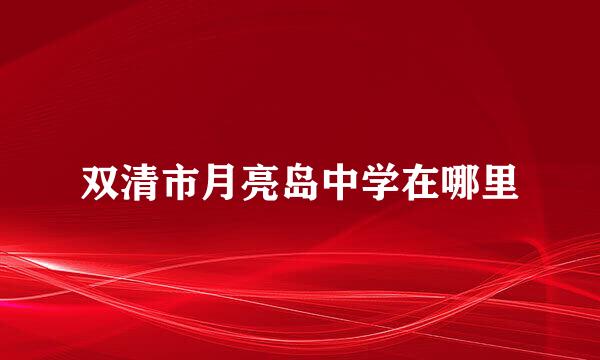 双清市月亮岛中学在哪里
