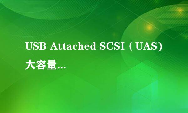 USB Attached SCSI（UAS)大容量存储设备无法用
