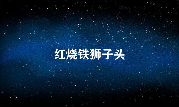 红烧铁狮子头