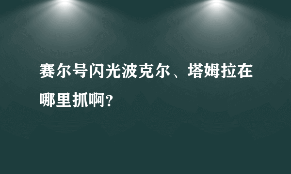 赛尔号闪光波克尔、塔姆拉在哪里抓啊？
