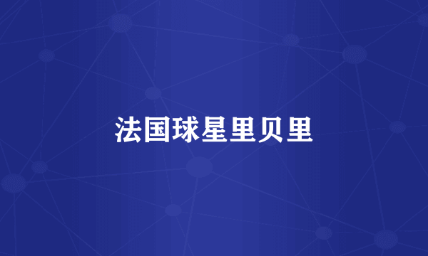 法国球星里贝里