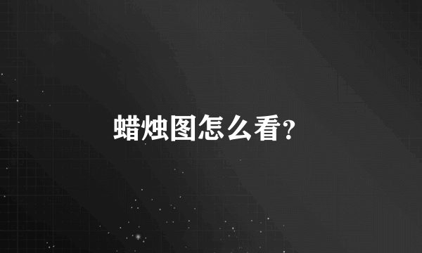蜡烛图怎么看？