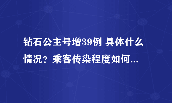 钻石公主号增39例 具体什么情况？乘客传染程度如何？-飞外网
