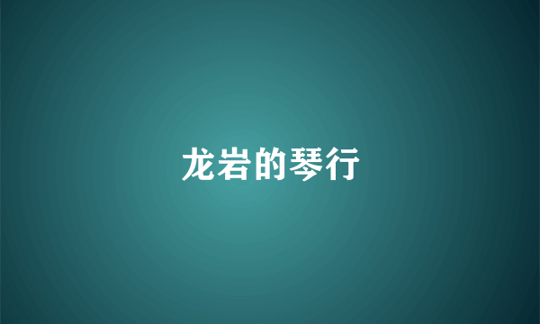 龙岩的琴行