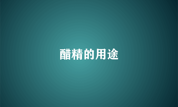 醋精的用途