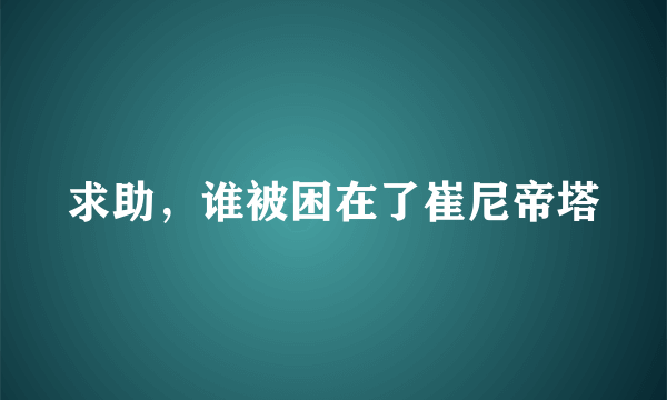 求助，谁被困在了崔尼帝塔