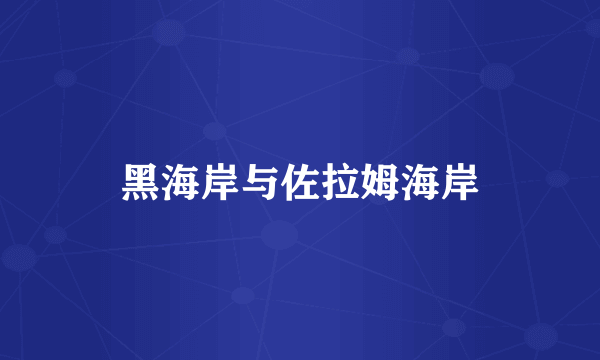 黑海岸与佐拉姆海岸