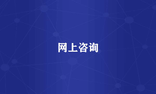 网上咨询